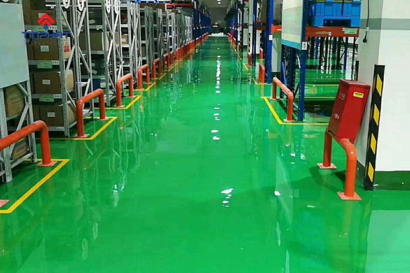 Sơn Epoxy bảo vệ sàn nhà kho khỏi hư hỏng và kéo dài tuổi thọ của nền sàn